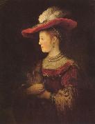 Portrait of Saskia van Uylenburch Rembrandt